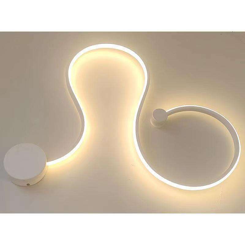 Postmoderne minimalistische wandlamp Nordic creatieve led slaapkamer nachtkastje decoratie wandlamp woonkamer gang gangpad lampen