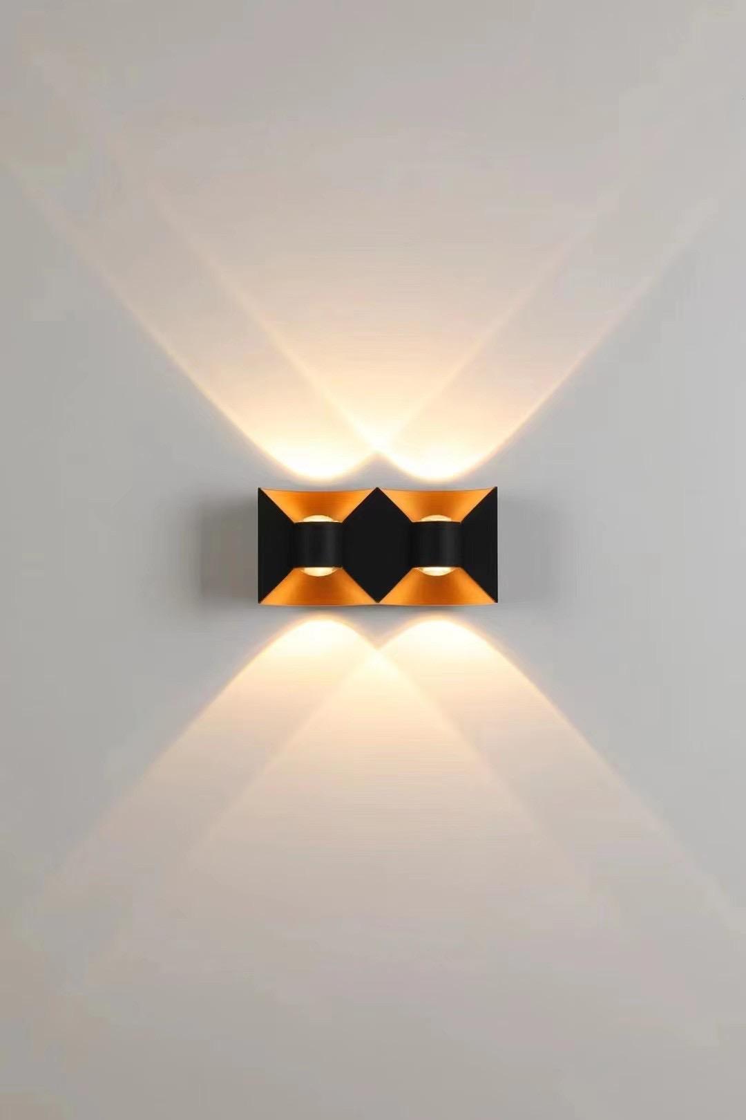 Versieren Modern Eigentijds Tuin Aluminium Buiten Wandlamp Up Down LED Wandlampen GU10 360 Graden