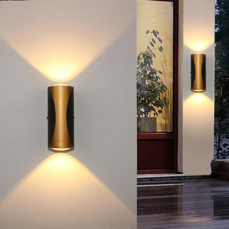 Led Wandlamp IP65 Aluminium Moderne Opbouwmontage Indoor Outdoor Blaker Landschap Tuin Wandlamp 360 Graden