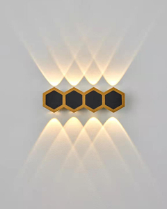 Hagood Rebow drop shipping moderne minimalistische witte quantum honingraat wandlamp aanraakgevoelige moderne wandlamp minimalistisch