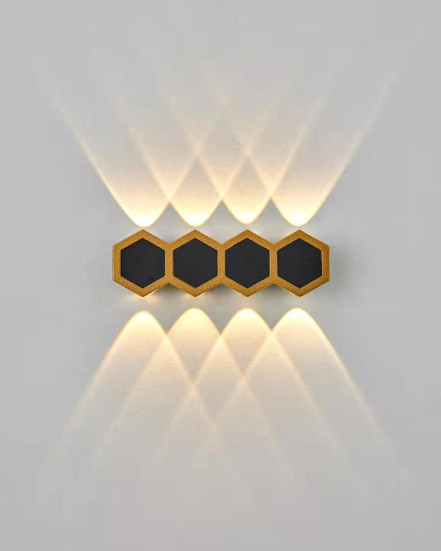 Hagood Rebow drop shipping moderne minimalistische witte quantum honingraat wandlamp aanraakgevoelige moderne wandlamp minimalistisch