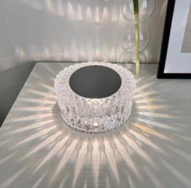 NIEUWE Acryl Tafellamp Oplaadbare Armaturen decoratieve Oplaadbare touch romantische 16 kleuren nachtlamp