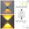 2W 6W Indoor Crystal Light Up en Down Wandlamp RGB Wandlamp Ronde Wandlamp Glazen Wandlamp