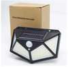 100LED zonne-wandlamp binnenplaats vierzijdige lichtgevende zonnelamp menselijk lichaam inductie waterdichte buitenlamp