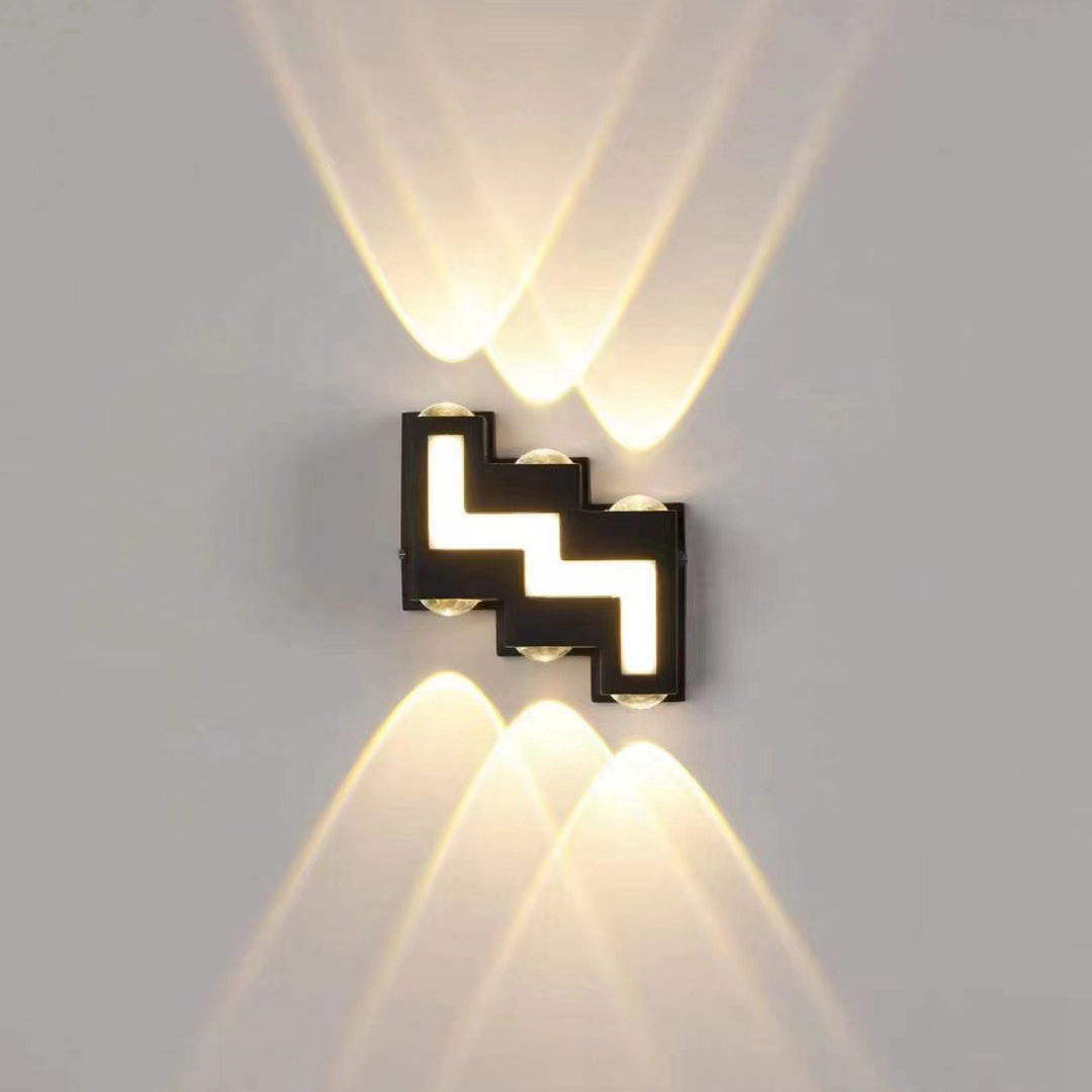 6W 12W Waterdichte AC85-265V Opbouw Led Wandlamp Moderne Nordic Armatuur Indoor Wandlampen Woonkamer Veranda buiten