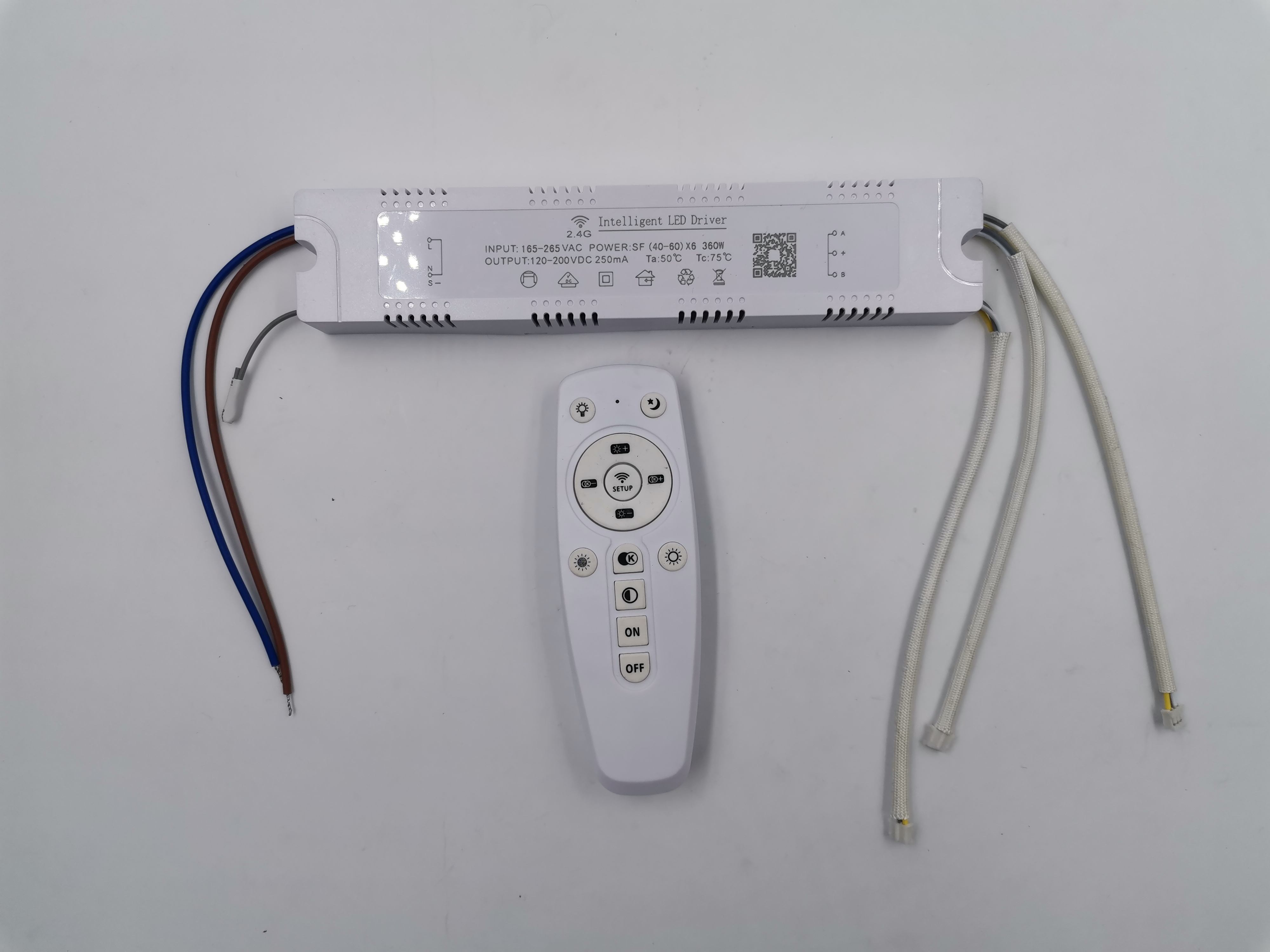 Tuya APP Gateway Compatibel Zigbee Smart Dip Dimming Power Driver 2.4G app controle en controller