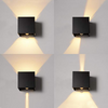 Bewegingssensor buiten 12W verstelbare op en neer wandlamp aluminium decoratie LED wandlamp