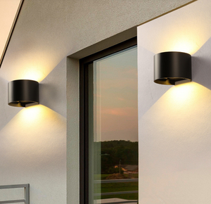 Hagood Nieuwe Halve Cirkel Waterdichte Wandlamp 6W Led Wandkandelaar Buitenverlichting Waterdichte IP65 Verstelbare Verlichting
