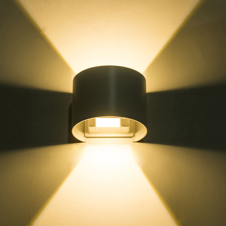 Waterdichte halfronde design led-wandlamp 6W buitenverlichting met fabrieksprijs Armaturen Light Lamp Sconce