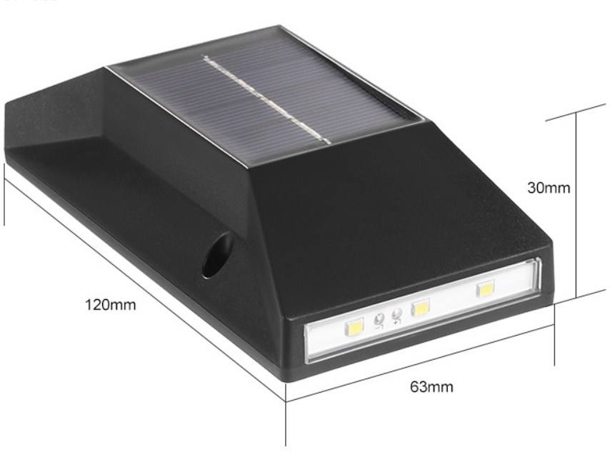 Nieuwste product Abs Indoor Hotel Decoratief Licht Buiten Ip65 Waterdichte Solar Led Wandlamp zonnepaneel Led-straatverlichting