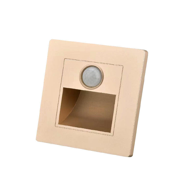 LED-nachtlampje 86 type ingebedde lichtgevoelige vloerlamp LED-traplamp podiumlichttraplamp voor nachtfabrieksdirectory
