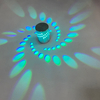 LED Spiraal Gat Wandlamp 16 Kleuren Met RGB Afstandsbediening Geschikt Voor Hal KTV Bar Woondecoratie Art Wandlamp