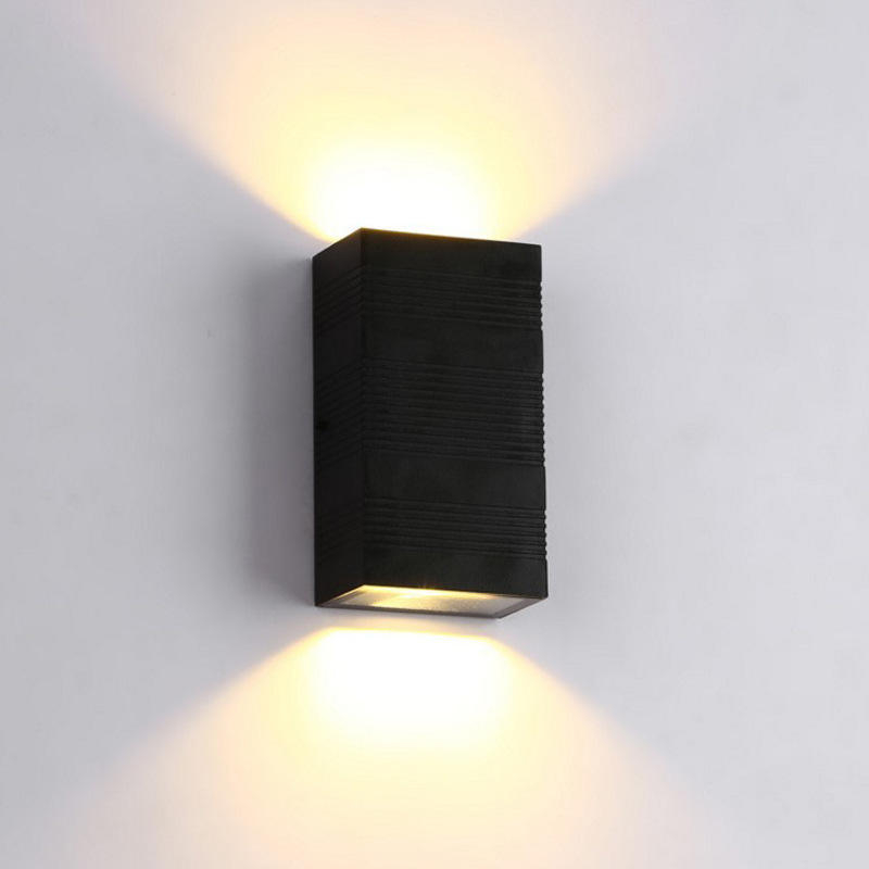 Led Wandlamp Waterdicht IP65 Aluminium Strip Wandlamp 12W 24W 30W 85 ~ 265V led Path Veranda Straat Licht Voor Buitenverlichting