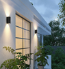 12W Kolom Dubbele Kop Waterdichte Wandlamp Unieke Nachtlamp IP65 Waterdichte Wandlamp voor Tuin Yard Decoratie Outdoor Sconces