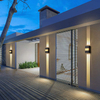 12W Up En Down Wandlampen Goud Zwart Led Aluminium Wandlamp Led Wandlamp Voor Slaapkamer Woonkamer gang Opzij Verlichting