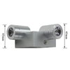 2023 Nieuwe Opknoping Wandlamp Moderne Headboad Wandmontage Licht Geborsteld Nikkel Decor Hotel USB Wandlamp Bocht Metalen aangepaste Lichtgevende
