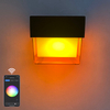 Outdoor Tuya Wifi Led Smart Wandlampen 10W Cube Rgb App Dimbare Blaker Waterdicht Tuin Alexa Google Thuis acryl Wandlamp