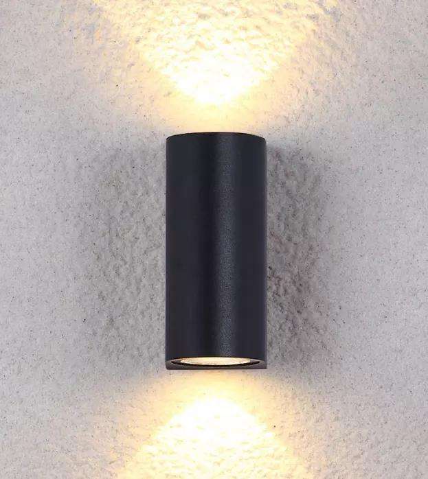 12W kolom dubbele kop waterdichte wandlamp Unieke nachtlamp IP65 waterdichte wandlamp voor tuindecoratie