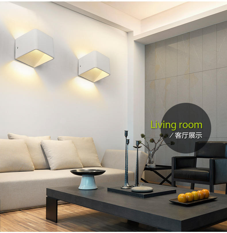 2023 3W 5W Led Wandlamp Lampada Slaapkamer Naast Wandlamp Thuis Indoor Decoratie Verlichting Gang Aluminium wandkandelaar AC90-260V