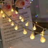 Star String Lights LED Christmas Garland Fairy Gordijn licht 2.5M Outdoor Indoor Voor Slaapkamer Home Party Bruiloft Nieuwjaar Decor
