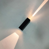 6W Black Beam Moderne Wandlamp Buitenverlichting Indoor Waterdichte LED Lamp Woonkamer Gangpad Park Landschap Tuin Licht