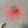 3W bloem LED-wandlamp Bloemlicht decoratieve muur led-verlichting Wandgemonteerde lamp 16 kleuren nachtlampje Spiraalgat LED mooi decoratief wandlamplicht