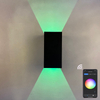 Nieuwe RGB APP Control Smart light Cube waterdichte LED wandlamp ip65 Wandlamp vierkant Veranda Tuin Up and Down