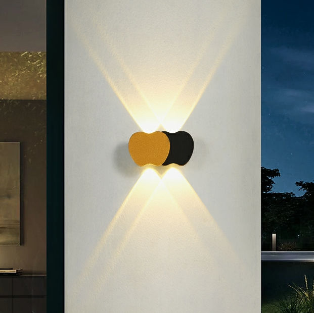 Nieuwe Gang Trappen Verlichting Led Wandlamp Outdoor Waterdichte IP65 Up En Down Wandkandelaar Acryl Licht Tuinverlichting 220V