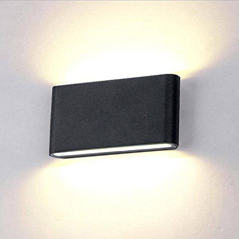 18W LED IP65 Buitenverlichting Moderne Wandlamp Binnen Waterdichte LED Wandlamp Woonkamer Licht vierkante led wandlamp