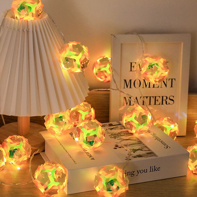LED Kerstversiering Licht Nieuwjaar Room Decor Garland Holiday Ornaments Outdoor Garden Decor String Lamp Santa Claus Lights