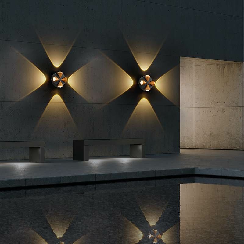 Europese Stijl Retro Led Wandlamp Villa Thuis Outdoor Waterdichte Decoratieve Wandlamp Gang Binnenplaats Lamp Fabriek Verkoop