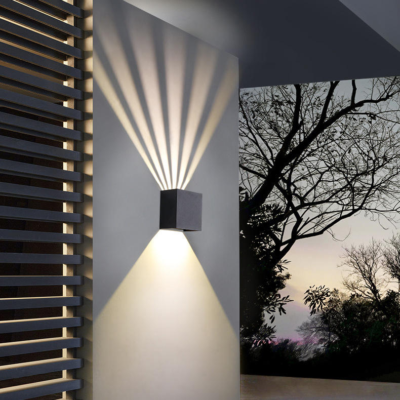 6W LED Wandlamp Tuin Wandlamp IP65 Outdoor Waterdichte Lamp Armatuur Huis Decoratie Verlichting Gang Gangpad Licht