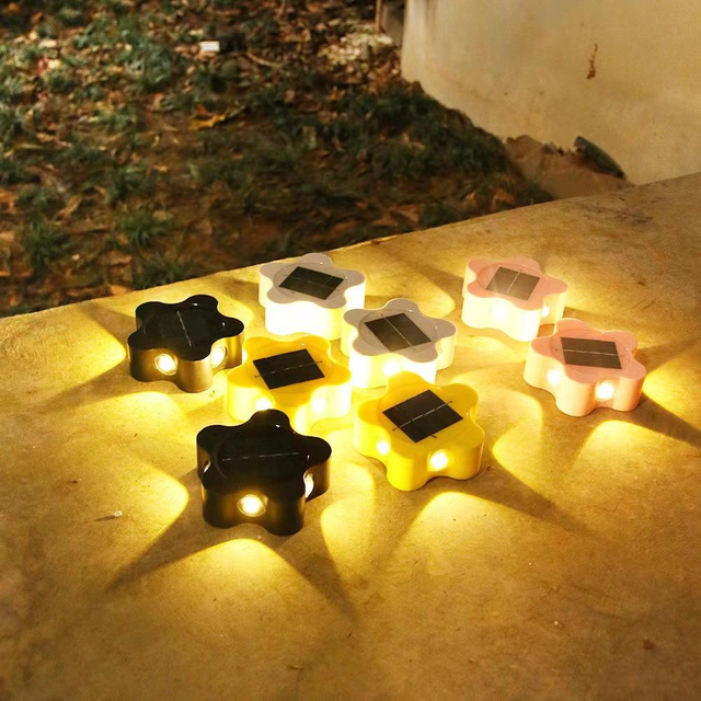 Solar wandlamp buiten waterdicht huishouden tuin terras balkon, sfeer decoratie pruimenbloesem nachtlampje