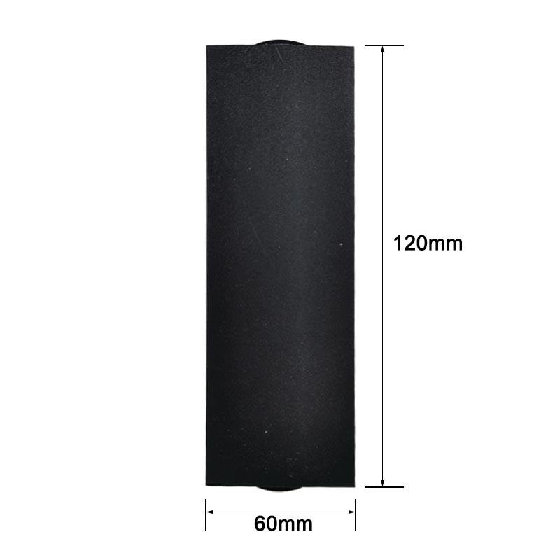 6W moderne led zwarte shell beam light waterdichte wandlamp en nachtlampje voor buiten op en neer wandlampen voor thuis