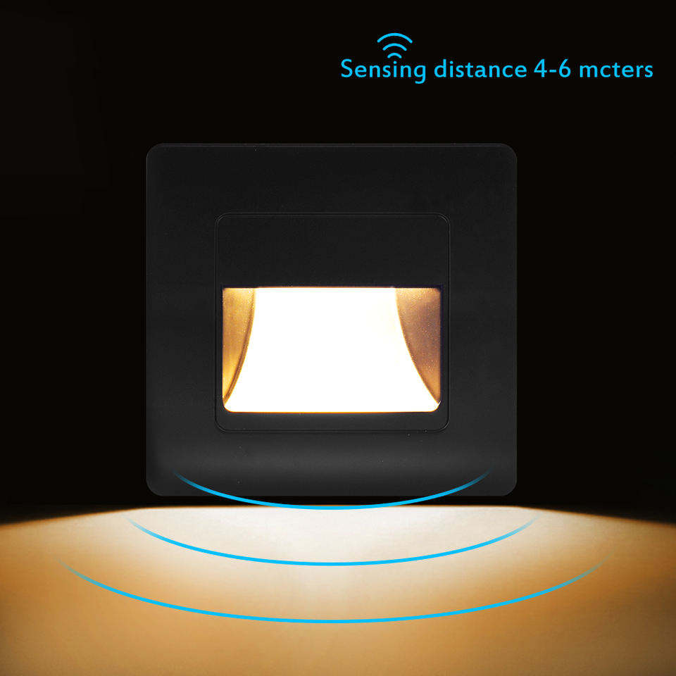 Verzonken Begraven Vloerlamp Traptrede Licht Led Stap Verlichting AC85-265v Waterdichte IP54 LED Outdoor Indoor Stap Verlichting Led Verlichting voor Trappen