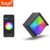 Tuya Smart WiFi LED APP Controle Wandlamp Outdoor Veranda Licht Tuin Waterdicht Schans Licht RGBW 9W Dimbaar Werk met Alexa & Google Home