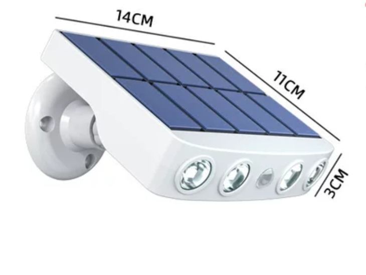 Nieuw Type Inductieve Monitoring Solar Wandlamp Outdoor Waterdichte Villa Binnenplaats Lamp Outdoor Tuinhek Trap Trap Lamp