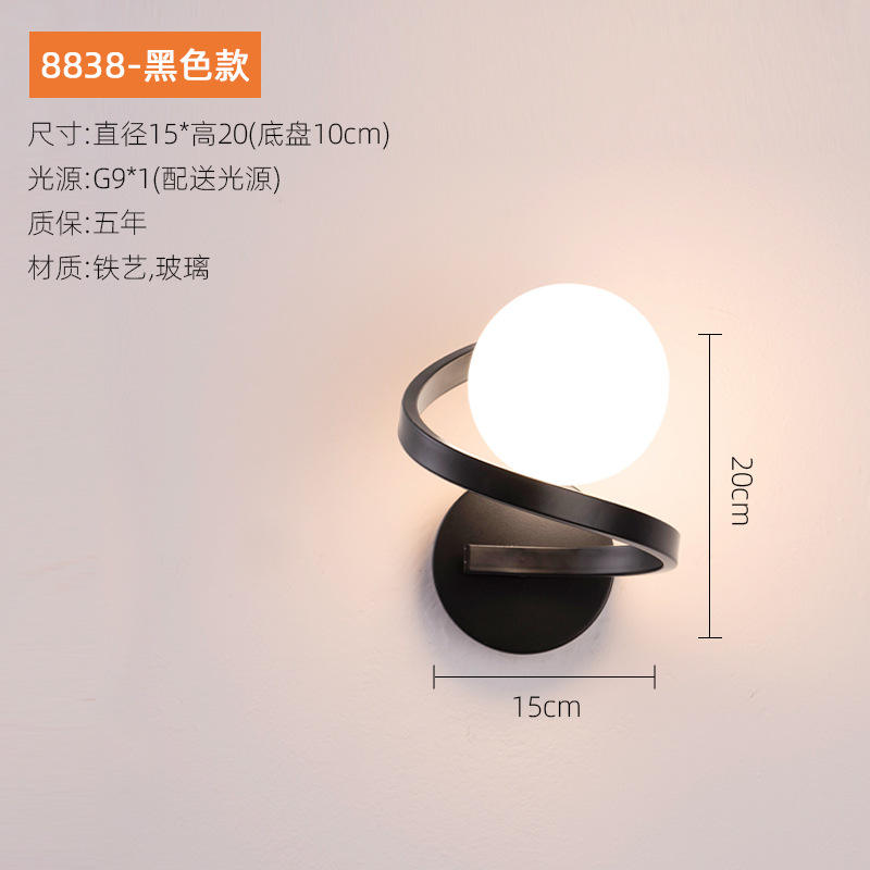 Klassieke Lampen Kristal Slaapkamer Nachtkastje Mount Binnenverlichting Binnen Decoratief Goud Zwart Metaal Moderne Led Glazen Wandkandelaar