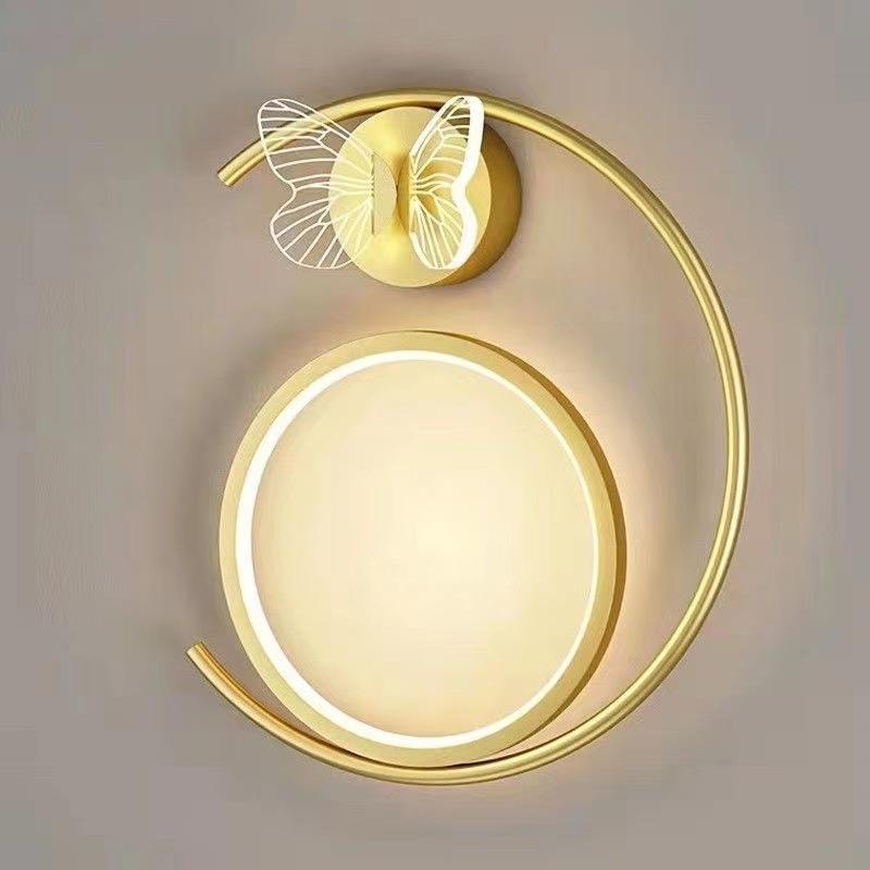 12W Vlinder LED Hanger Wandlampen bedlampje muurbevestiging Nordic Binnenverlichting Bedlampje Opknoping Lampen Moderne Woonkamer Decoratie