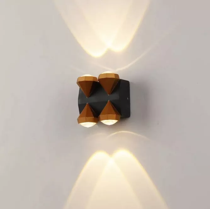 Nieuwe stijl op en neer waterdicht nachtlampje LED wandlamp IP65 85-265V wandlamp