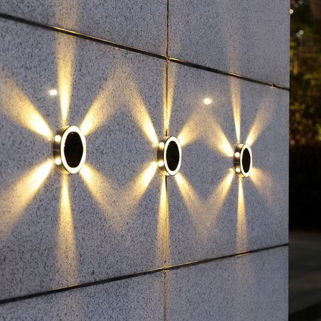 LED Solar Power Disk Light Outdoor Garden Solar Underground Light Deck Light Spotlight Begraven Solar Led Lamp Tuindecoratie
