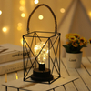 Retro Iron Art Tafellampen Voor Slaapkamer Woonkamer LED Bedlampje Bedlamp Nachtlampje Kerstdecoratie Licht