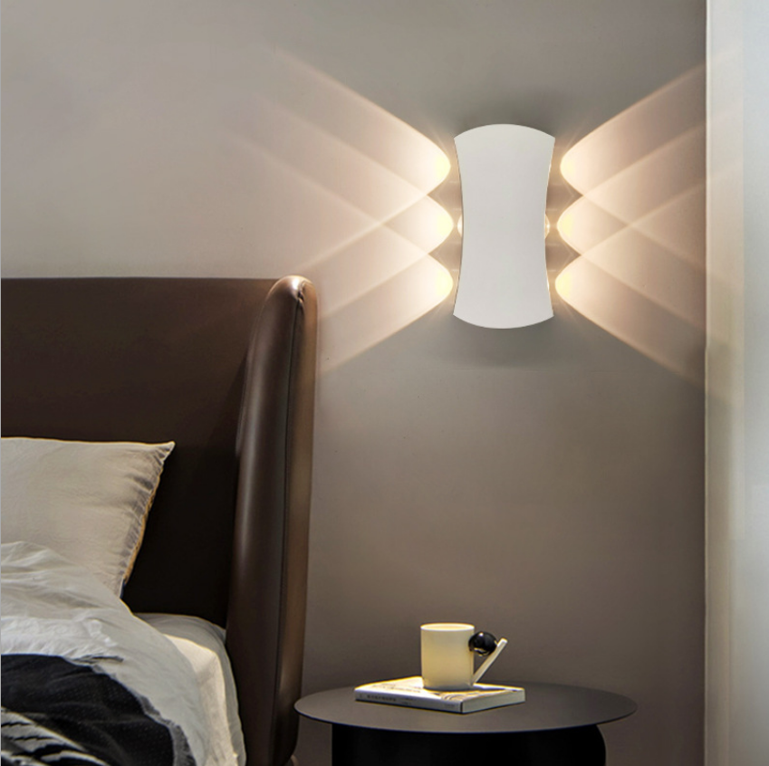 Moderne Minimalistische Outdoor Indoor Hotel Gangpad Gang Deur Binnenplaats Trap Veranda LED Waterdichte Maan Wandlamp