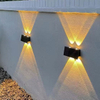 Led Solar Grondverlichting Tuin Trap Dekverlichting Waterdichte In-Ground Lamp Waterdichte Solar wandlamp buiten