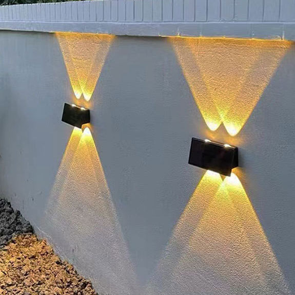 Led Solar Grondverlichting Tuin Trap Dekverlichting Waterdichte In-Ground Lamp Waterdichte Solar wandlamp buiten