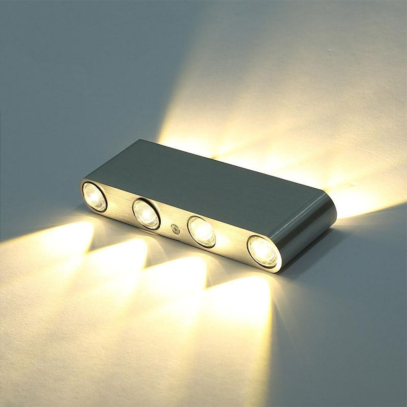 6W 8W RGB Rechthoek High End Decoratie voor Thuis Muurbeugel Lamp Hotel Decoratie Lamp Up Down Lights