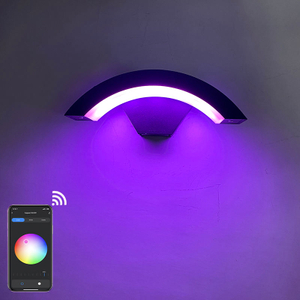 Nieuwste Tuya 9W/12W Wandlamp Licht App Controle Smart Outdoor Verlichting Acryl Wandmontage Licht led Smart Wandlampen Blaker