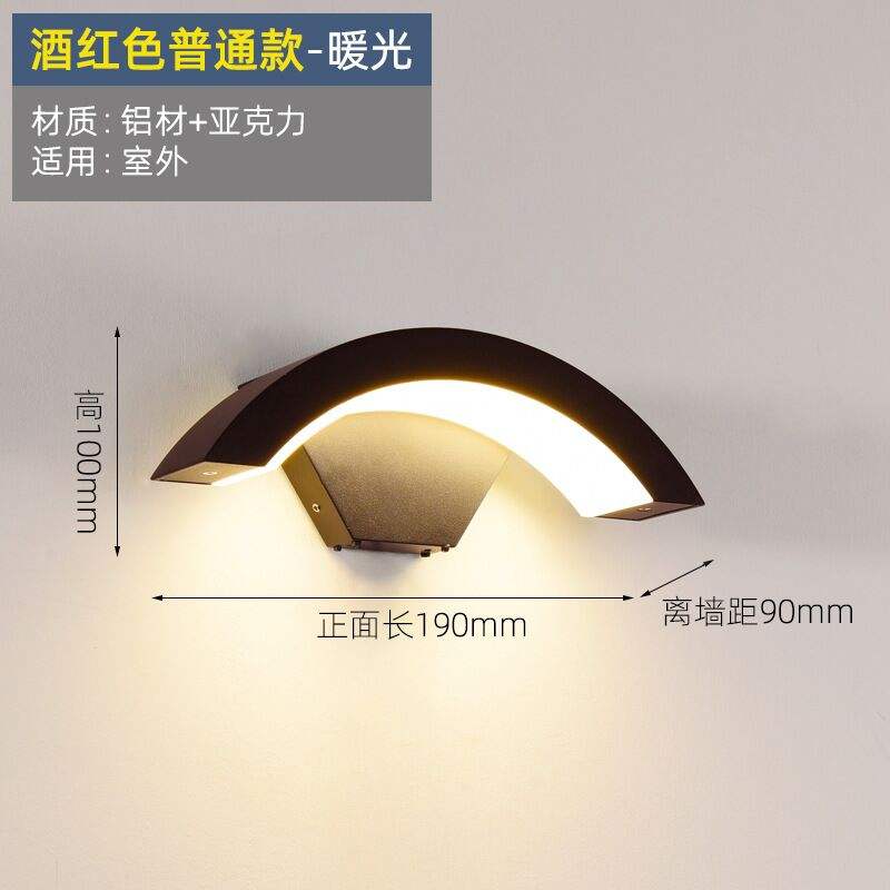 Nieuwste Tuya 9W/12W Wandlamp Licht App Controle Smart Outdoor Verlichting Acryl Wandmontage Licht led Smart Wandlampen Blaker