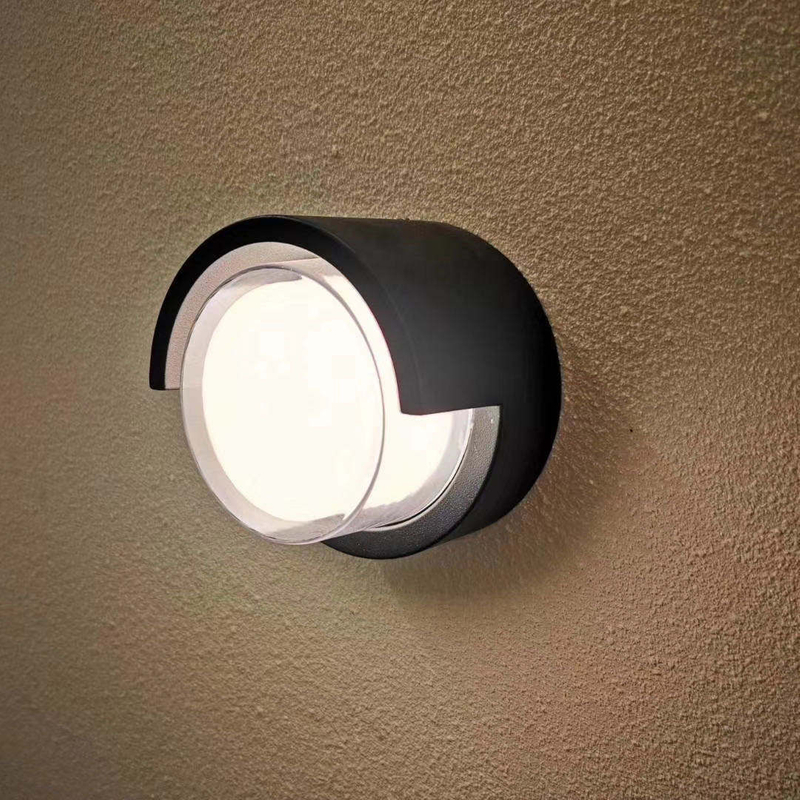 Waterdichte Led Wandlamp Tuin Outdoor Decoratie Voordeur Verlichting Blaker AC85-260V Armatuur Zwart Lampenkap Armatuur