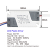 4-5W LED Driver Licht Transformator Voeding Adapter Input AC85 - 265V DC12-18V Constante Stroom 300mA voor 5050/3528 LED Strip
